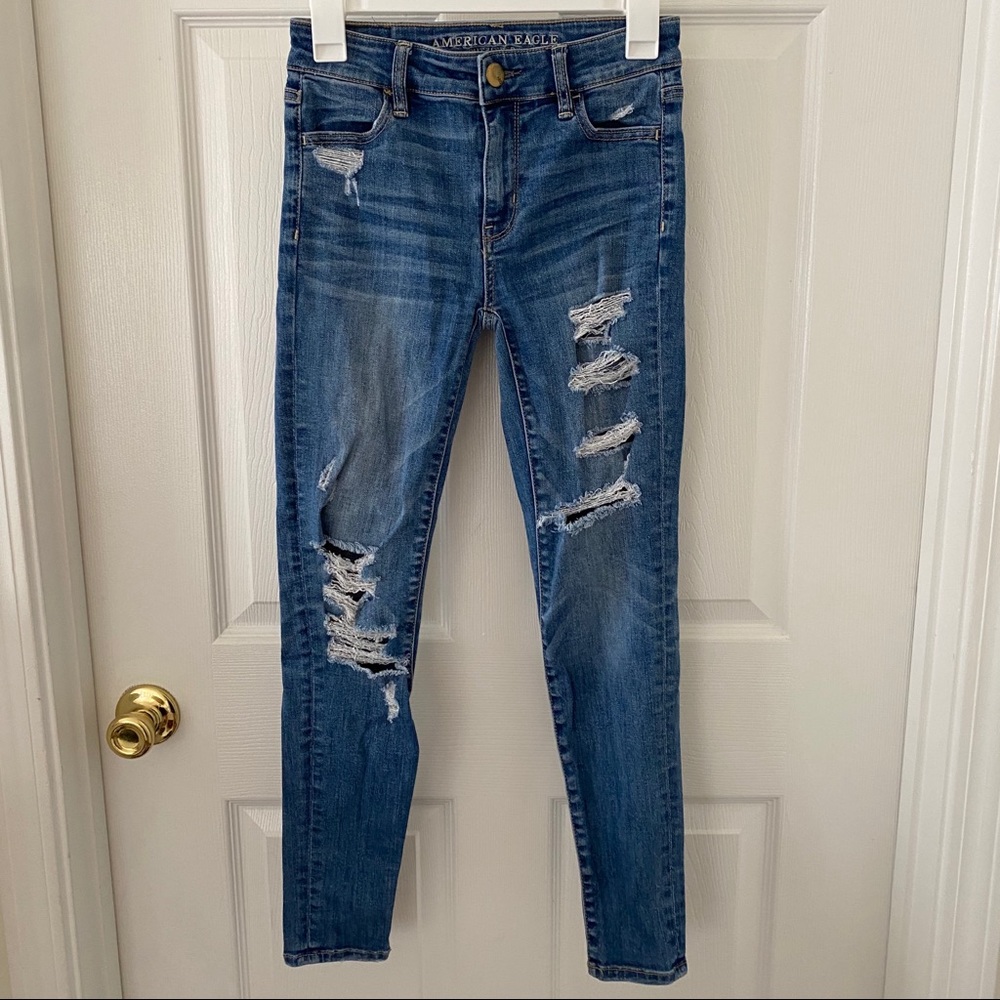 American Eagle Hi-Rise Jegging Super Stretch 0
